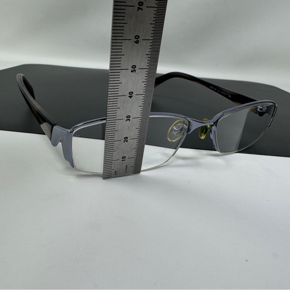 Prada VPR 114F eyeglasses frame c. 7 blue chrome 57 [] 17-140 - Picture 3 of 13